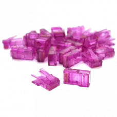 Конектор Ritar RJ-45 8P8C UTP Cat-5 (100 шт/уп.) Q100 Violet