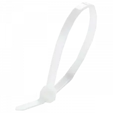 Стяжка кабельна біла (пач. 100 шт.) 4х200