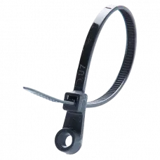 Стяжка кабельна з кiльцем чорна (пач. 100 шт.) 3х150