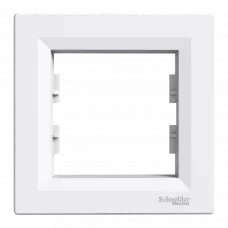 Рамка 1-місна горизонтальна біла Schneider Electric ASFORA EPH5800121