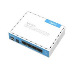 2.4GHz Wi-Fi точка доступа с 4-портами Ethernet для домашнего использования MikroTik hAP lite (RB941-2nD)