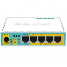 5-портовый маршрутизатор MikroTik hEX PoE lite (RB750UPr2)