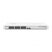 Коммутатор 24 порта управляемый MikroTik CSS326-24G-2S+RM