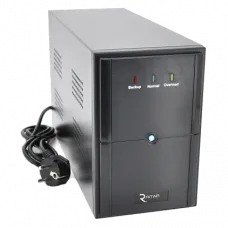 Джерело безперебійного живлення Ritar E-RTM650L-U ELF-L LED (390W) 2xSCHUKO 1x12В7А•г