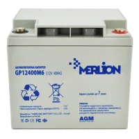 Акумуляторна батарея MERLION AGM GP12400M6 12В 40 А•г