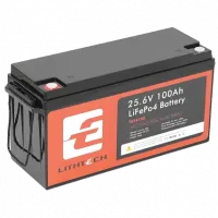 Літієва акумуляторна батарея LITHTECH TE24100B 25.6В 100А•г Bluetooth