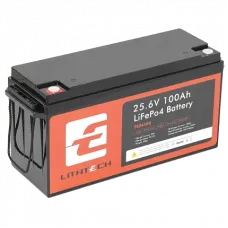 Літієва акумуляторна батарея LITHTECH TE24100B 25.6В 100А•г Bluetooth