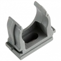 Кліпса для гофри 20 мм сіра (пач. 50 шт.) APRO