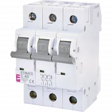 Автоматичний вимикач ЕТІ ETIMAT 6 3Р 40А 6kA C
