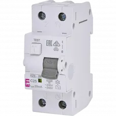 Дифавтомат ЕТІ KZS-2M C 25/0.03 10kA