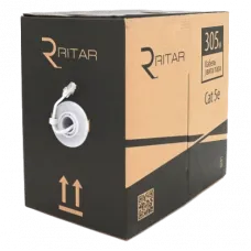 Кабель для внутрішнiх робіт КПВ UTP 4*2*0.5 ССА cat 5E 305 м