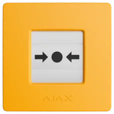 Сповіщувач Ajax Manual Call Point (Yellow) ручний бездротовий