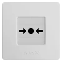 Сповіщувач Ajax Manual Call Point (White) (8EU) ASP ручний бездротовий