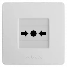 Сповіщувач Ajax Manual Call Point (White) (8EU) ASP ручний бездротовий