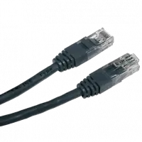 Патч-корд Cablexpert PP12-0.25M/BK 0.25 м кат.5Е чорний