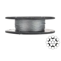 Трос оцинкований APRO 1мм DIN 3053 (1x19) бухта 200м