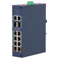 Комутатор 12 портів керований Dahua DH-CHS4212-8GT-110 PoE