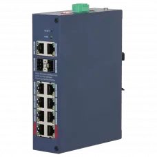 Комутатор 12 портів керований Dahua DH-CHS4212-8GT-110 PoE