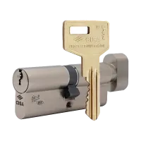 Циліндр нікель матовий 3 ключі CISA C3000 70T (30*40T)
