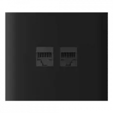 Фронтальна панель Ajax CenterCover (LAN) vertical Black