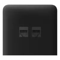 Фронтальна панель Ajax SideCover (LAN) vertical Black