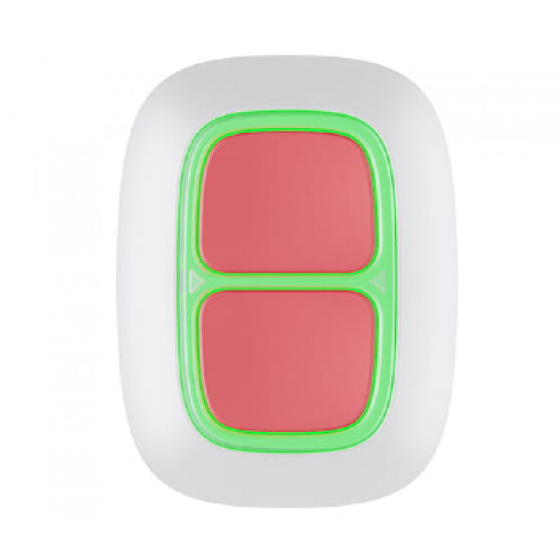 Тривожна кнопка Ajax DoubleButton white EU