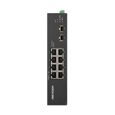8-портовий некерований POE комутатор Hikvision DS-3T0510HP-E/HS