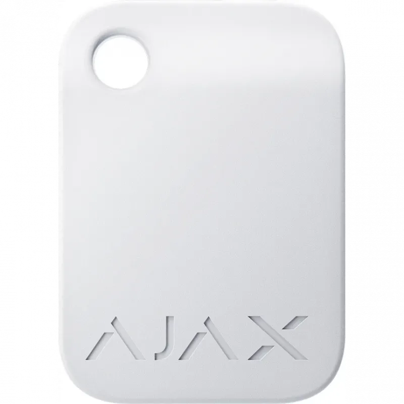 Безконтактний брелок управління Ajax Tag white RFID (3pcs)