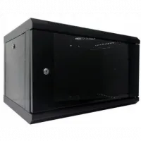 Шафа коммутаційна настінна 6U 600x450 WMNC-6U-FLAT- BLACK Hypernet 6U 600x450
