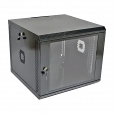 Шафа 19", 600х600х507 мм (Ш*Г*В), акрилове скло, чорна 9U