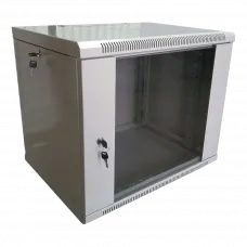 Шафа настінна розбірна 9U 600x600х507 мм Hypernet WMNC66-9U-FLAT