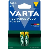 Аккумулятор AAA VARTA RECHARGEABLE ACCU 1000mAh BLI 2 NI-MH (READY 2 USE)