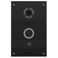 IP панель виклику з розпізнаванням облич і зчитувачем UKEY Bas-IP AV-08FB black