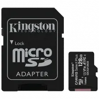 Карта памяти Kingston 128 Гб microSDXC U1 V10 A1 (SDCS2/128GBSP)