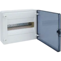 Щит 12 модулей прозрачная дверца (накладная установка) Hager GOLF VS112TD