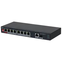 Коммутатор 8 портов неуправляемый Dahua DH-PFS3110-8ET1GT1GF-96 PoE