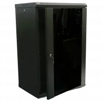 Шафа коммутаційна настінна 18U 600x450 розбірна Hypernet WMNC-18U-FLAT- BLACK