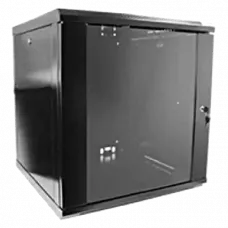 Шафа коммутаційна настінна розбірна Hypernet WMNC66-12U-FLAT-BLACK 12U 600x600