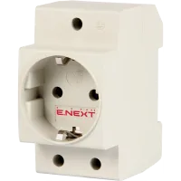 Розетка на DIN-рейку 230 В Enext e.socket.pro.din.tms