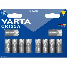 Батарейка 10 шт VARTA CR 123A BLI 10 LITHIUM